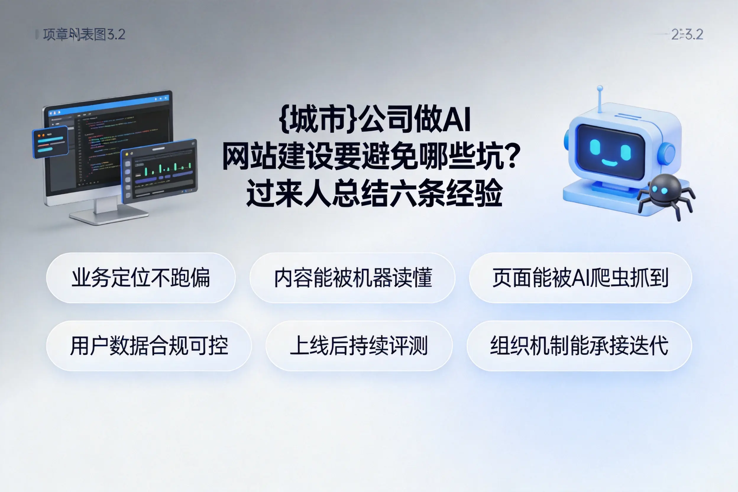 桂林公司做AI网站建设要避免哪些坑？过来人总结六条经验