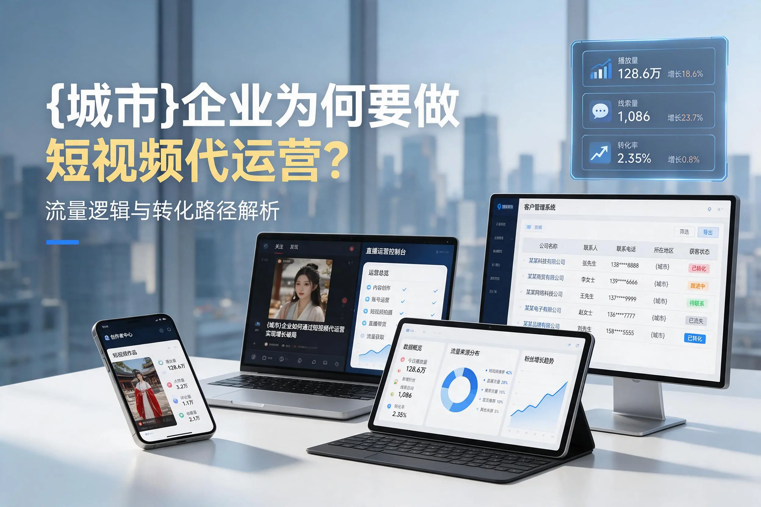 桂林企业为何要做短视频代运营?流量逻辑与转化路径解析