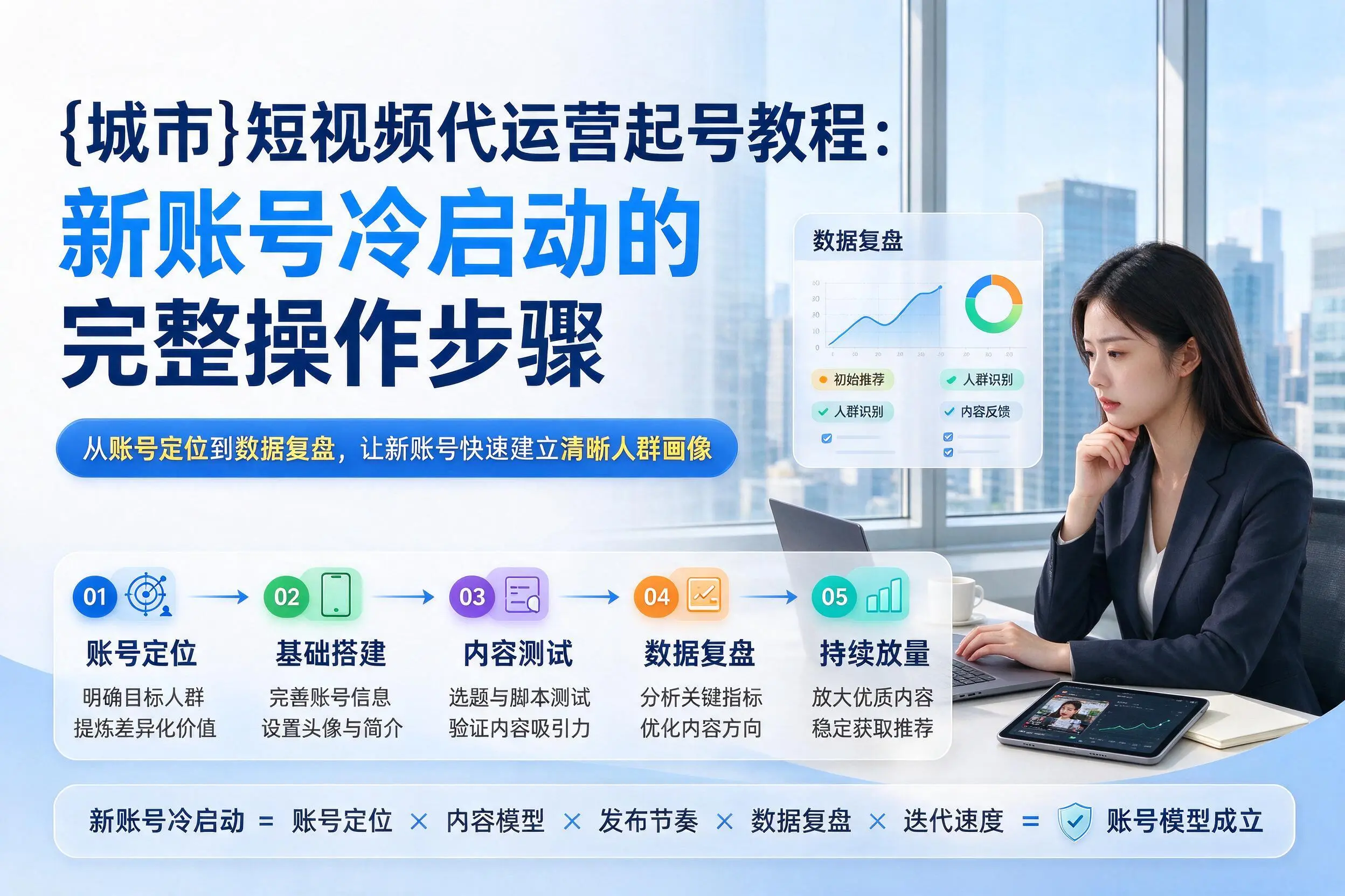 桂林短视频代运营起号教程：新账号冷启动的完整操作步骤