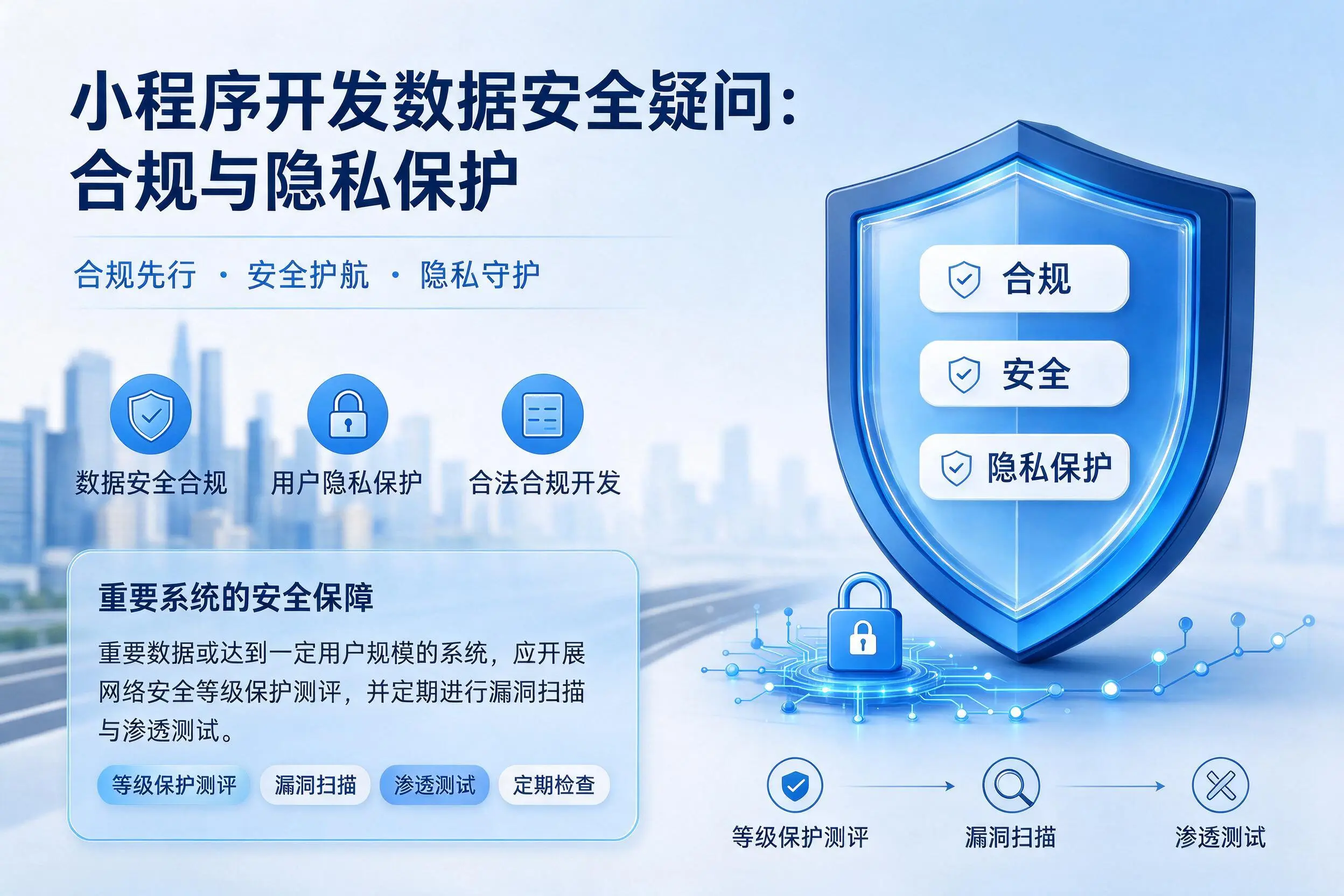 桂林小程序开发数据安全疑问：合规与隐私保护