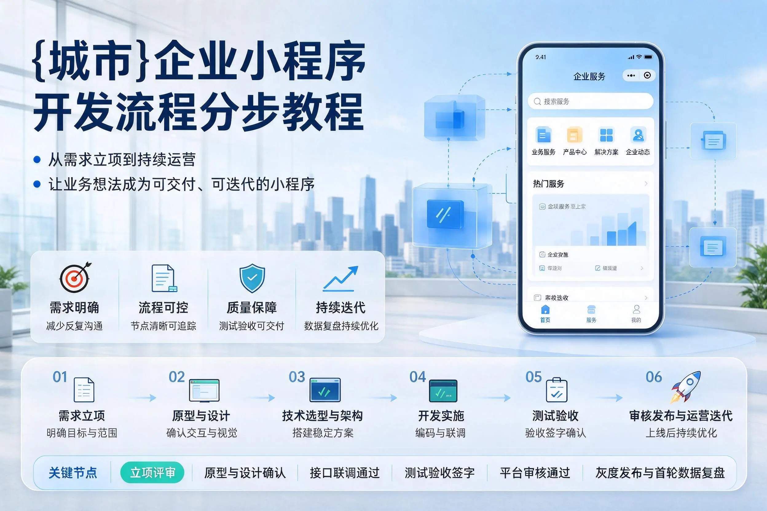 桂林企业小程序开发流程分步教程与关键节点说明