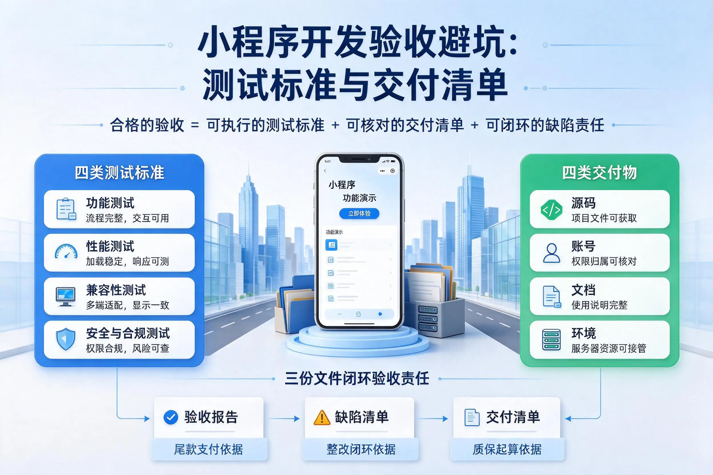 桂林小程序开发验收避坑：测试标准与交付清单