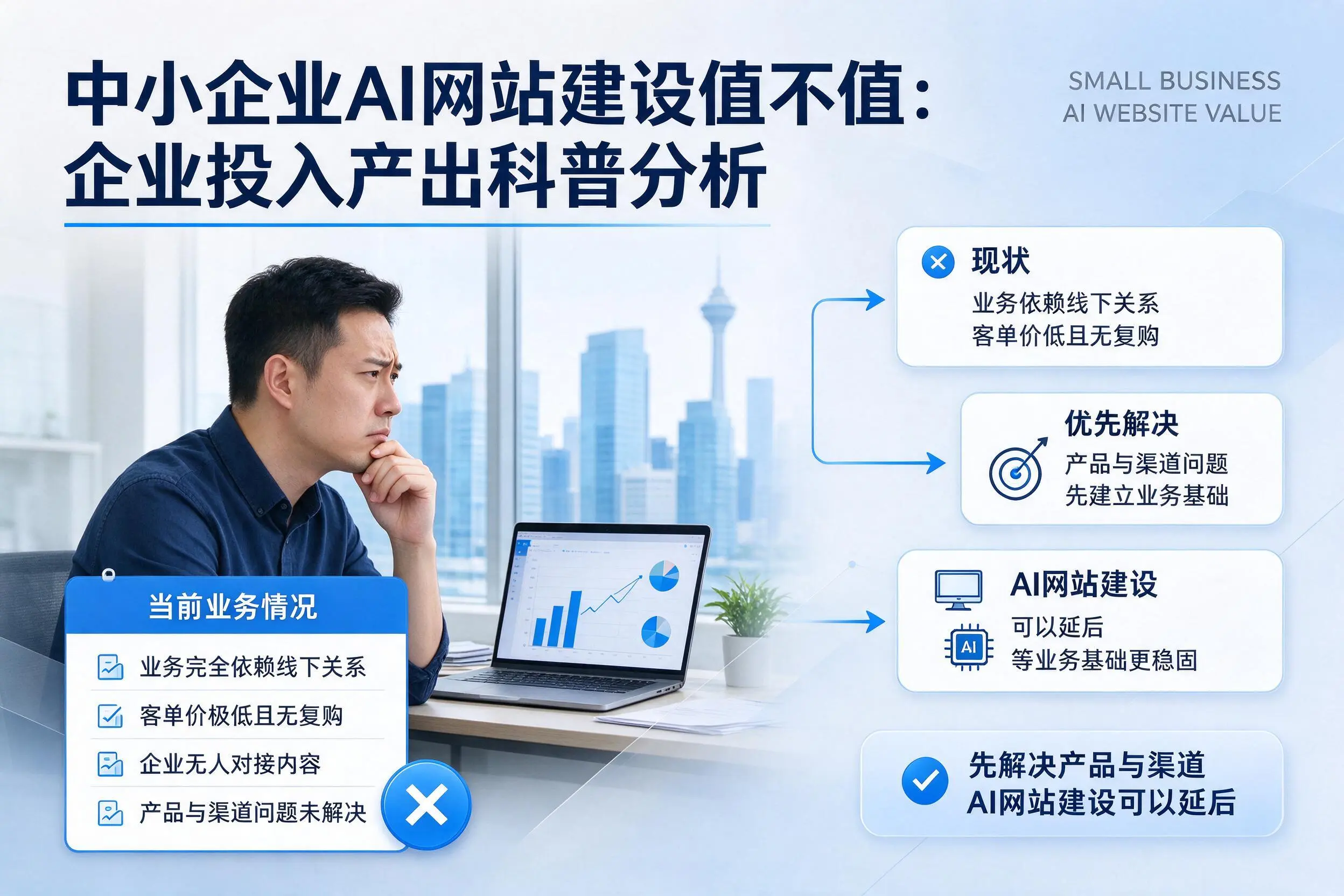 中小企业AI网站建设值不值：桂林企业投入产出科普分析