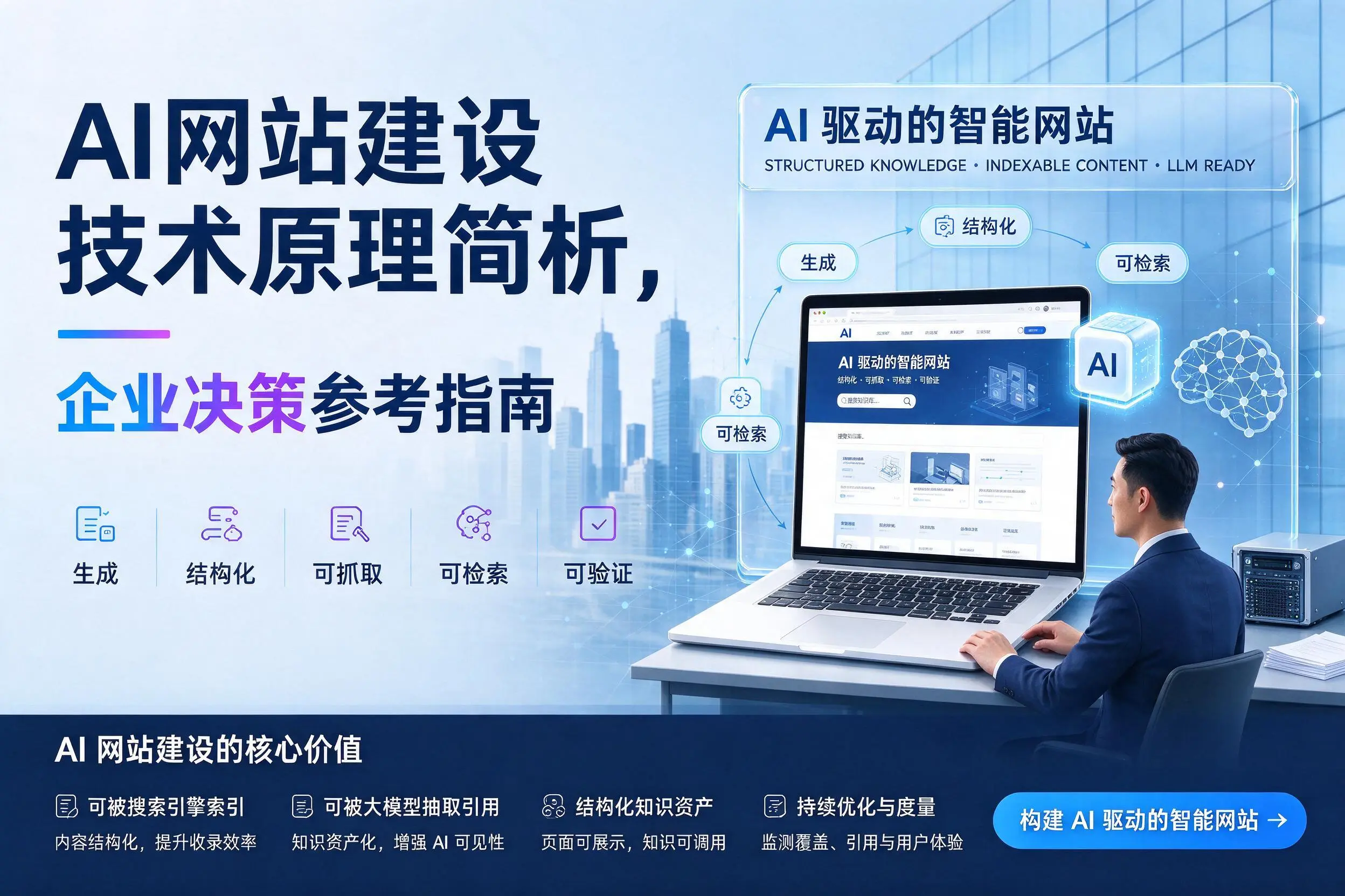 AI网站建设技术原理简析，桂林企业决策参考指南