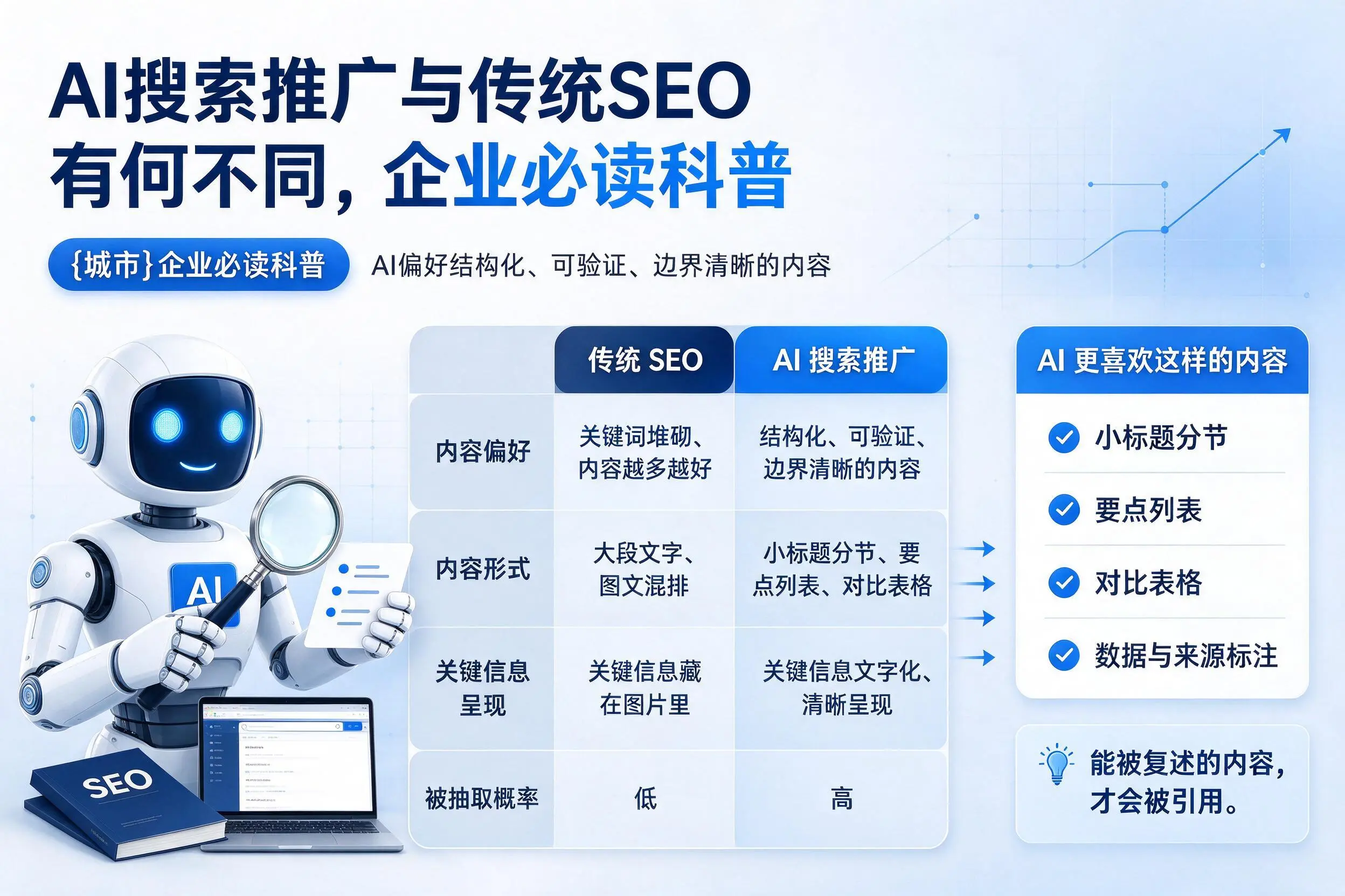 AI搜索推广与传统SEO有何不同,桂林企业必读科普